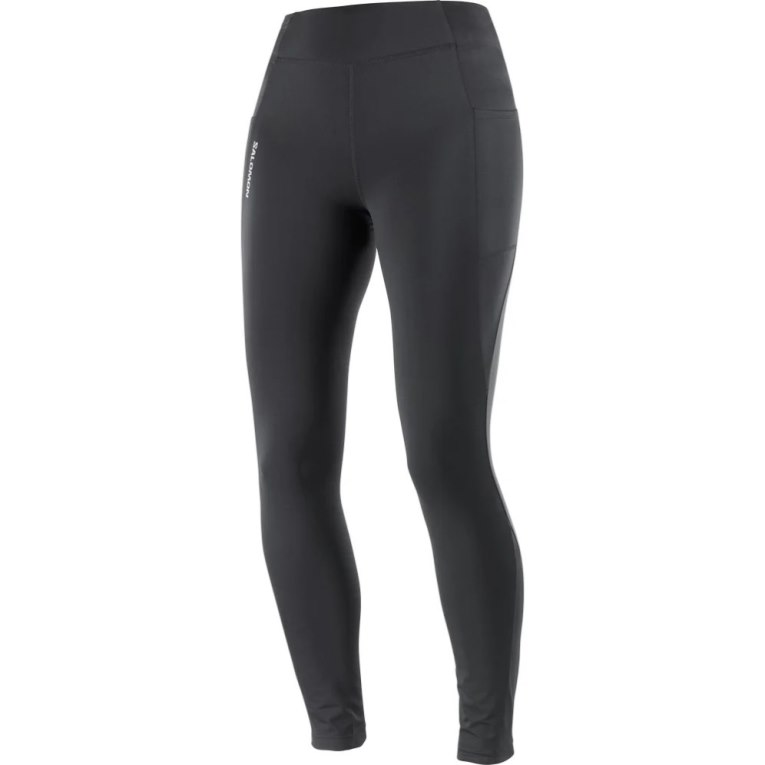 Salomon Cross Warm 28'' Women's Running Tights Black | CA 36O2